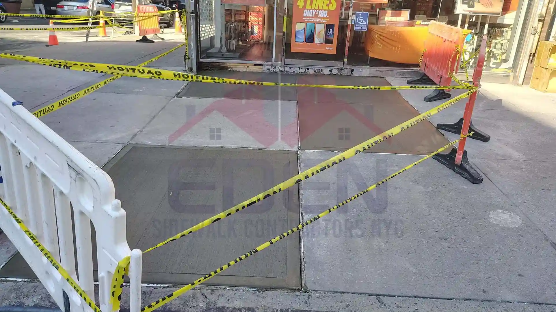 Factors affecting sidewalk repair cost