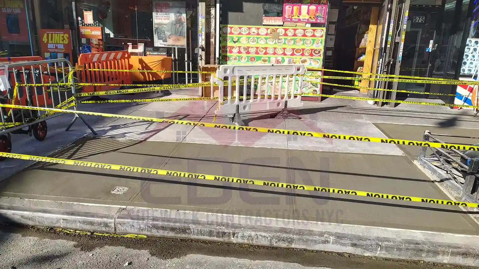 A list of common concrete damages sidewalk experience