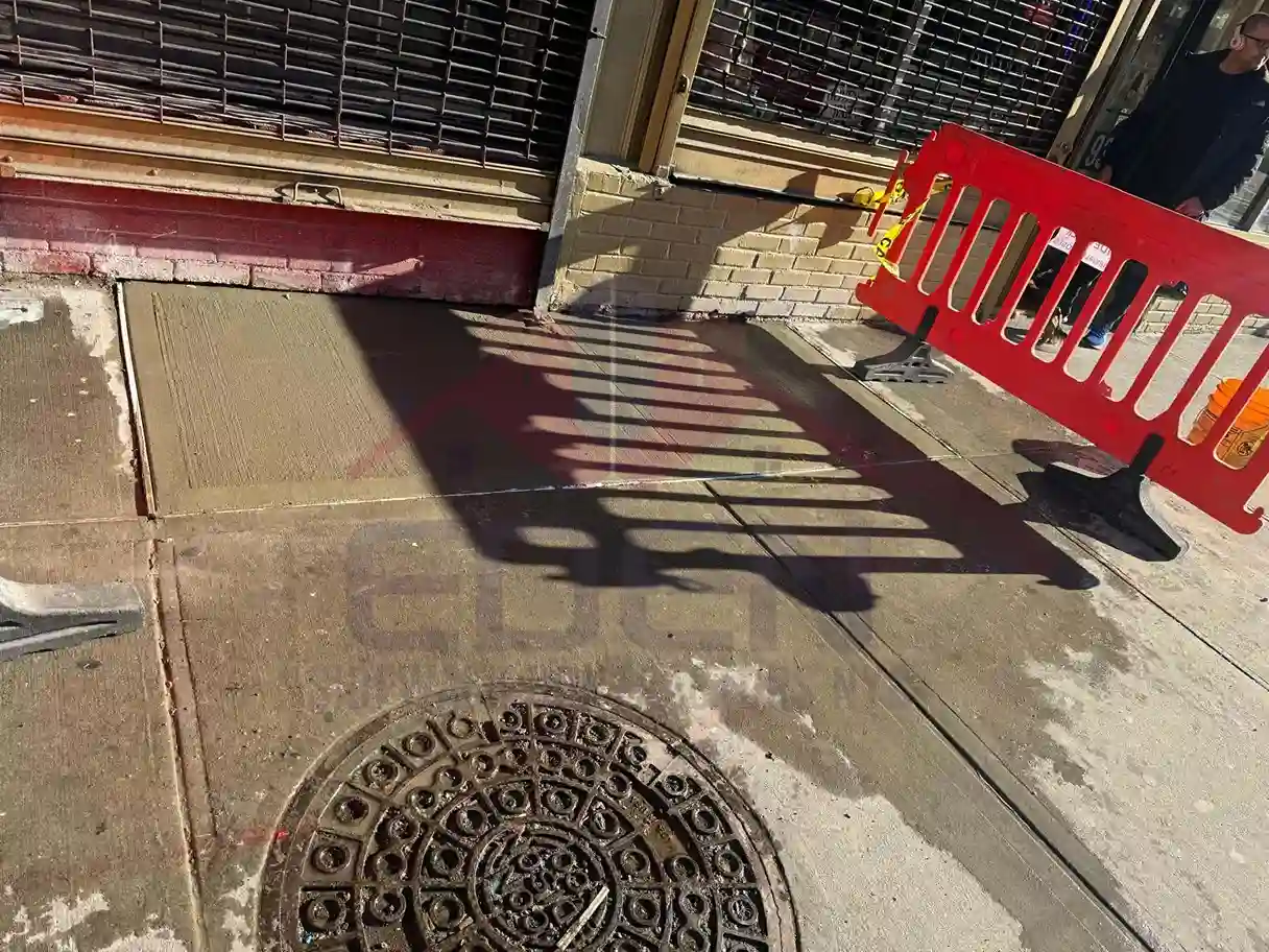 damaged sidewalk in nyc caused dot sidewalk violation